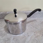 Farberware 3 Qt. Stainless Steel 18/10 Saucepan With Lid 2.8L TQ00 Used. Price: $29.99.