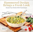 Gotham Steel Hammered 15 Piece Pots And Utensils Set-nstick Cookware Kitchen New. Price: $235.00.