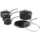 The Rock By Starfrit 10-PIECE Cookware Set With Stainless Steel Handles New. Price: $201.03.