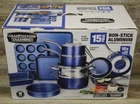Granitestone 15 Pc Kitchen Pots And Pans Non Stick, Cookware Sets New. Price: $169.99.