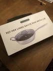 Servappetit 3QT Hex Lined Saute Pan With Lid New Box. Price: $30.00.