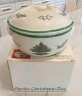 Spode Christmas Tree Round 9" Covered Casserole Dish Oven To Table Mint England Used. Price: $64.99.