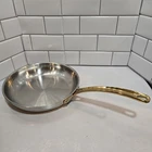 Viking Skillet 10" Fry Pan 3 Ply 18/8 Stainless Steel Aluminum Core Cookware Used. Price: $29.95.