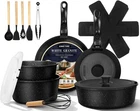 Umetre Pots Pans Set, Nonstick Cookware Detachable Handle New. Price: $199.99.