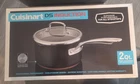 Cuisinart Dishwasher-safe Anodized 2-QUART Pour Saucepan With Tempered Glass Co New. Price: $59.00.