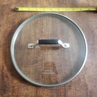 Calphalon Select 9 Tempered Glass Replacement Lid 8.5 Inner Silicone Handle Used. Price: $15.95.