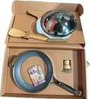 Our Place Titanium Always Pan Pro Chrome 2.8QT / 2.7L 4PC Includes Brush Read New. Price: $108.00.