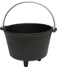 King Kooker CI3CFS Cup Seasoned Small Cast Iron Pot New. Price: $21.33.