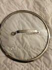 Cuisinart Glass Sauce Pan Lid With Stainless Steel Handle & Rim 6" Used. Price: $8.99.