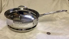 Cuisinart Chef Premium Stainless Universal Steamer & Cover Fits 2QT-3QT-4QT. New. Price: $45.00.