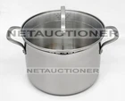 New Calphalon Classic Stainless Steel 6 Qt Stockpot With Lid Cover. Price: $102.99.