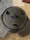Overmont 9 Quart All-round Dutch Oven Dual Function Griddle Used. Price: $27.00.