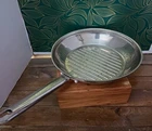 Wolfgang Puck Cafe Collection 11IN Stainless Steel Grill Pan Skillet 042007 Used. Price: $19.95.