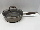 Anolon Advanced 10" Skillet / Frying Pan & Glass Lid Hard Anodized Non Stick Used. Price: $21.99.