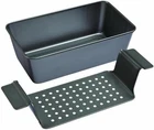 Chicago Metallic 2-PIECE Healthy Meatloaf Pan With Draining Insert Gray New. Price: $27.43.
