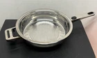 Berghoff Professional 18/10 Edestahl Stainless Steel 3/4" Frying Pan Used. Price: $25.88.