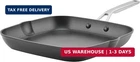 Kitchenaid Hard Anodized Induction Nonstick Square Grill Pan/griddle With Pourin New. Price: $100.61.