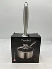 Caraclad Hex 2QT Sauce Pot Glass Lid Stainless Aluminum Core Non-stick Cool Grip New. Price: $35.87.