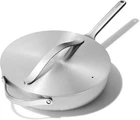 Caraway Stainless Steel Saut Pan (4.5 Qt) W/lid 5-PLY New. Price: $169.99.