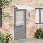 Vidaxl Door Canopy Gray Transparent 47.2X29.5 Polycarbonate Porch Rain Cover New. Price: $50.53.