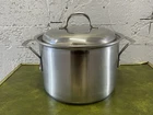Calphalon 8 Qt Stock Pot W/ Lid Stainless Steel Heavy Duty Quality Made Used. Price: $47.20.