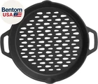 Round Cast Iron Baskets For All Charcoal Smoker And Gas GRILLS,12 Inch Non New. Price: $49.91.
