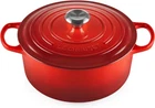 Creuset Enameled Cast Iron Signature Round Dutch Oven, 5.5 Qt., Cerise New. Price: $301.99.