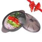 Microwave Steamer Cooker Collapsible Bowl Silicone Baked Potato Cookware With... New. Price: $29.34.