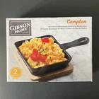 Mini Cast Iron Rectangular Skillet With Wooden Base Campton Gibson Home 94250.02 New. Price: $10.00.