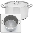 Precise Heat Large 42QT "waterless" Stockpot T304 Stainless Steel Cookware New. Price: $359.43.