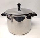 Farberware Quart Stock Pot Impact Bonded 18/10 Stainless Steel W/lid Usa Euc Used. Price: $39.95.