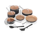 Ninja Extended Life Essential Ceramic 12-PIECE Cookware Set, CW89012 New. Price: $139.00.