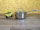 Cuisinart Stainless-steel Induction Ready 1.5 Qt Saucepan #8319-16 W/glass Lid Used. Price: $24.99.