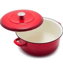 Merten & Storck German Enameled Iron 5.3 Quart 1873 Dutch Oven With Lid New. Price: $96.95.