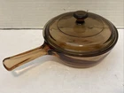 Vintage/pre-owned*corning Ware Vision Amber/brown .8L Glass Pot W/LID*81-B/P81C Used. Price: $24.22.