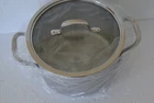 Calphalon 806 Tri-ply Stainless Steel 6QT. Stockpot With Lid Induction Used. Price: $69.97.