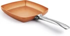 Non-stick Copper Square Frying Pan, 9.5" Chef Skillet With Ceramic Coating,... New. Price: $56.87.