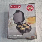 Dash Egg Maker Bites 420W Aqua Electric Cooker DBBM400GBAQ04 New. Price: $17.00.