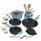 The Pioneer Woman Frontier Speckle 24-PIECE Cookware Combo Set Turquoise New. Price: $289.00.