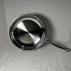 Cuisinart 722-24 Stainless 10-INCH Open Skillet Pan No Lid Induction Ready 0921 Used. Price: $18.99.