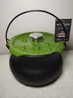 Smith & Clark 4QT Cast Iron Cauldron Witches Brew Bubbling Lid Green Halloween New. Price: $130.00.