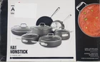 All-clad HA1 Nonstick Cookware 12 Pc Set Stainless Steel Base New Open Box G4D1. Price: $329.99.