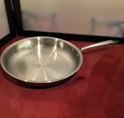 12" Authentic Kitchen Tri-ply Stainless Steel Frying Pan Induction Safe Silver. New. Price: $43.31.