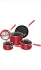 Ninja Foodi Neverstick Vivid 8-PIECE Cookware Set Crimson Red Model C28000 New. Price: $157.99.