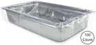 M&q Pansaver Ovenable Disposable Liner, Nylon Resin, 34" X 12" W, 100/CASE New. Price: $86.38.
