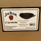 Jim Beam 12'' Pre Seasoned Heavy Duty Construction Cast Iron Wok *new*. Price: $24.99.