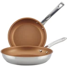 Ayesha Curry Home Collection Steel Nonstick Frying Pan Set / New. Price: $59.95.