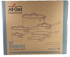 D3 Stainless 3-PLY Bonded Cookware Set, 10 Piece Model Number 401488LR New. Price: $699.99.