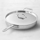 All-clad D5 Polished Stainless-steel 5-PLY 6 Qt Saute Pan With Lid New. Price: $219.99.