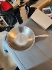 Belgique 12.5" Inch Flat Bottom Wok Dual Silicone Handles No Lid #30686 Used. Price: $14.99.